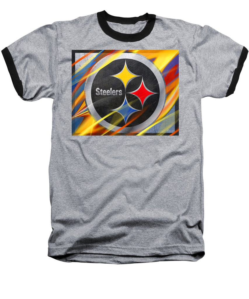 Pittsburgh Steelers Football - Baseball T-Shirt – Rubino Creative