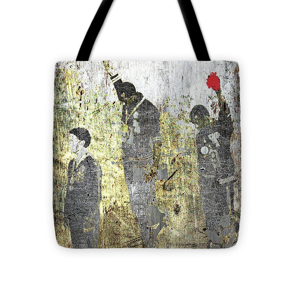 Portrait of George Washington Taking The Salute At Trenton Tote Bag by John  Faed - Pixels