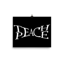 Teach Peace Tolerance Kindness Activist Hippie Gift Love 2 Poster