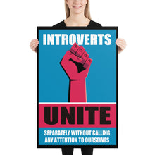 Funny Introvert - Introverts Unite Separately Poster