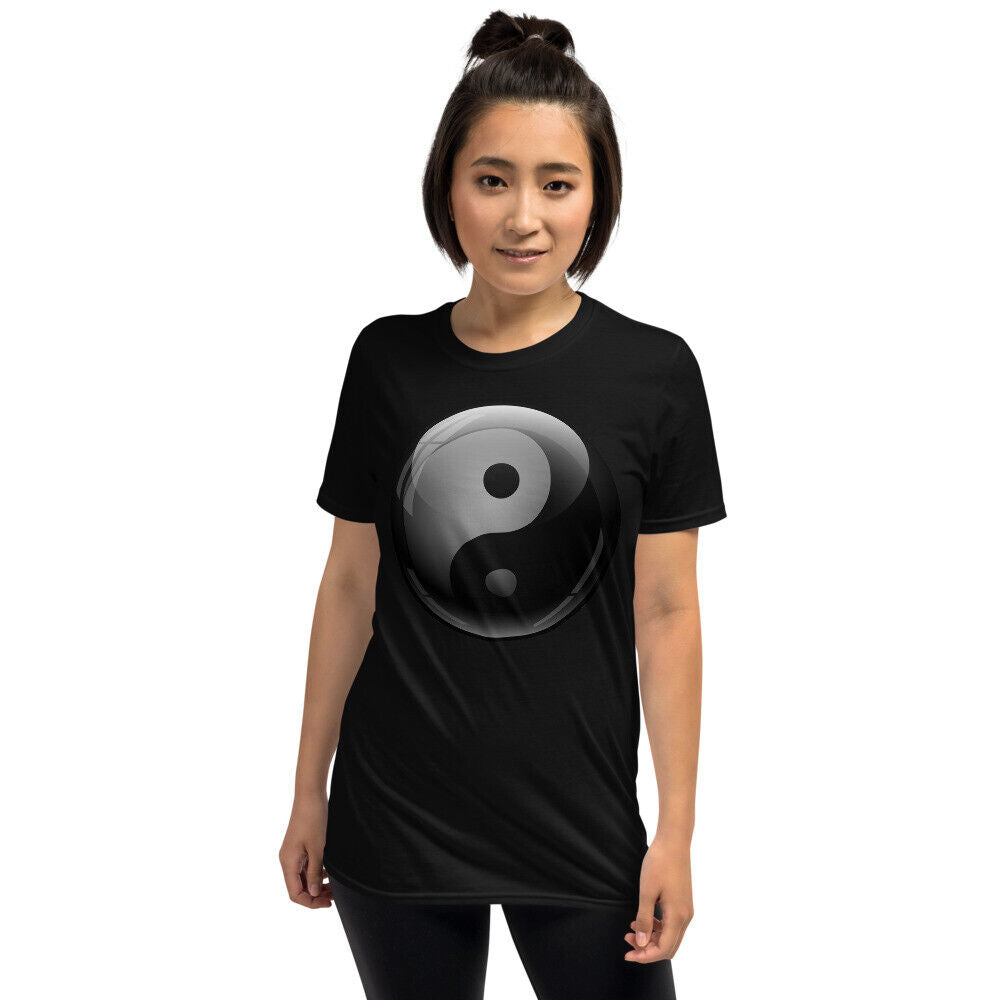 Yin Yang Symbol Tao Taijitu Yoga Peace Love Unisex T-Shirt