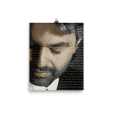 Andrea Bocelli And Vertical Poster