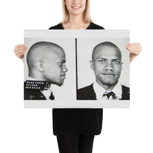 Malcolm X Mug Shot Mugshot 2 Poster