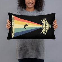 Get In Loser UFO Basic Pillow