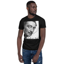 Salvador Dali Realistic Painting With Signature T-Shirt