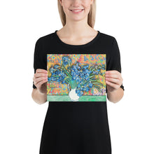 Graffiti Van Gogh Irises Poster