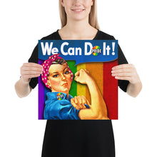 Human Right LGBT Pride Rosie The Riveter for Women Poster