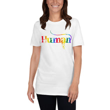 Human LBGTQ Rainbow T-Shirt Tee Tees Fancy