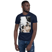 JFK Cigar and Sunglasses Cool President Photo Short-Sleeve Unisex T-Shirt Poster