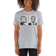 Malcolm X Mug Shot Mugshot 2 Tee Tees Tshirt T-Shirt