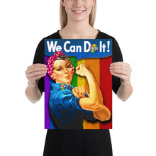 Human Right LGBT Pride Rosie The Riveter for Women Poster