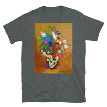 Punk Impressionist Flower Skull Tees Artist T-Shirt