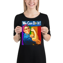 Human Right LGBT Pride Rosie The Riveter for Women Poster