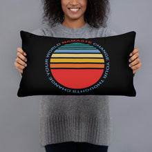 Chakras Meditation Namaste Yoga Edition Mandala Sunset Pillow