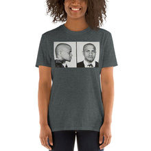 Malcolm X Mug Shot Mugshot 2 Tee Tees Tshirt T-Shirt