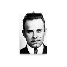 Painting of John Dillinger Mug Shot Mugshot Poster