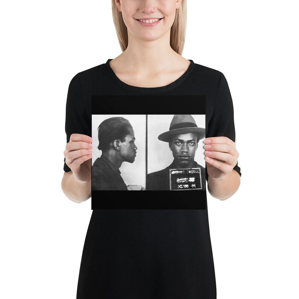 Malcolm X Mug Shot Mugshot Poster