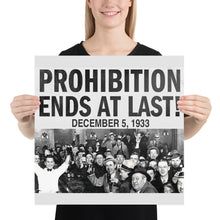 Funny Roaring Twenties No Prohibition Roaring 20s Gift Prohibition Ends Poster