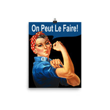 French Rosie The Riveter - We Can Do It France - Feminist Poster