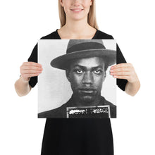 Malcolm X Mug Shot Mugshot Vertical Poster