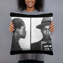 Malcolm X Mug Shot Mugshot Basic Pillow