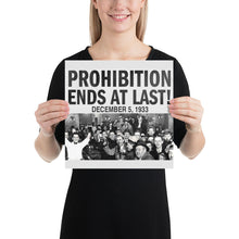 Funny Roaring Twenties No Prohibition Roaring 20s Gift Prohibition Ends Poster