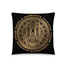 Chakras Meditation Namaste Yoga Edition Mandala Pillow