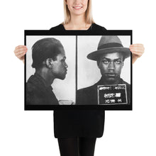 Malcolm X Mug Shot Mugshot Poster