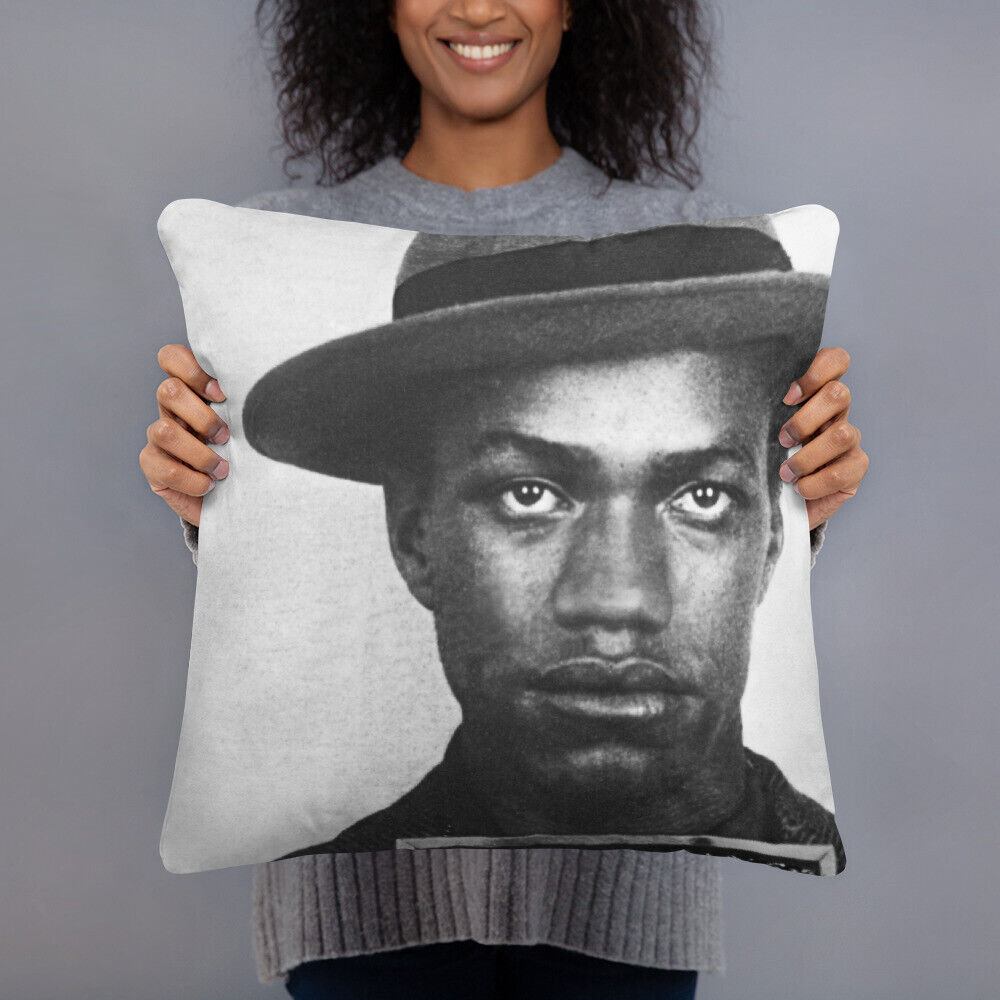 Malcolm X Mug Shot Mugshot Vertical Basic Pillow