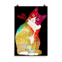 Rainbow cat shirt funny womens ew people meowy cat lovers Poster