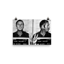 Steve McQueen Mug Shot Horizontal Mugshot Poster