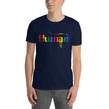 Human LBGTQ Rainbow T-Shirt Tee Tees Fancy