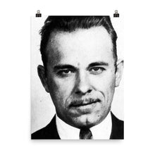 Painting of John Dillinger Mug Shot Mugshot Poster