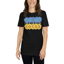 Support Ukraine With Ukrainian Flag Free Ukraine Sunflowers T-Shirt