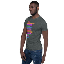 Nat Frederick Booker W.E.B Helvetica Black Lives Colorful T-Shirt