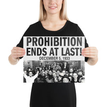 Funny Roaring Twenties No Prohibition Roaring 20s Gift Prohibition Ends Poster