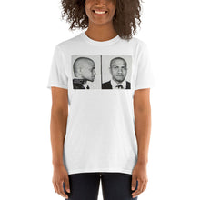 Malcolm X Mug Shot Mugshot 2 Tee Tees Tshirt T-Shirt