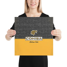 Cohiba Cuban Cigar Logo Painting Patina Poster