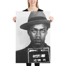 Malcolm X Mug Shot Mugshot Vertical Poster