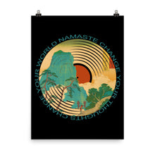 Chakras Meditation Namaste Yoga Edition Mandala Tree Hill Poster