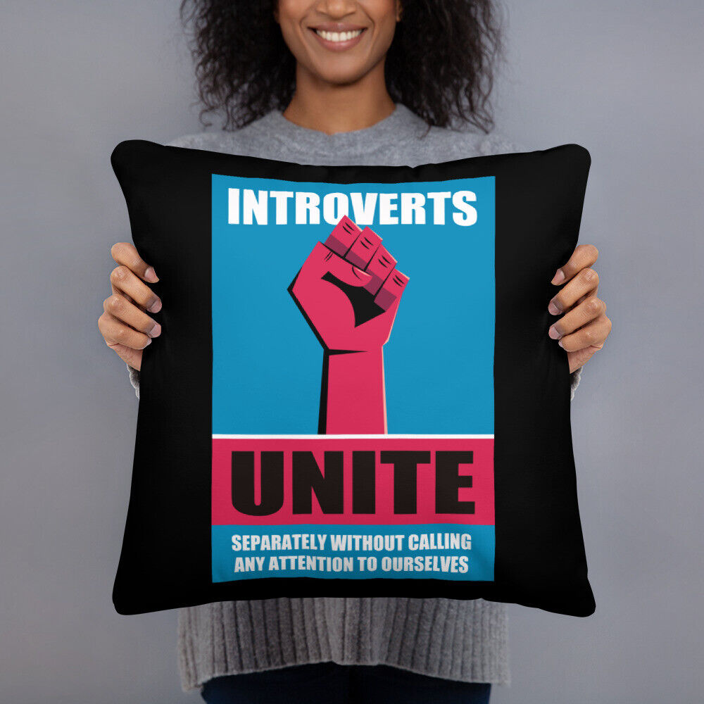 Funny Introvert - Introverts Unite Separately Pillow