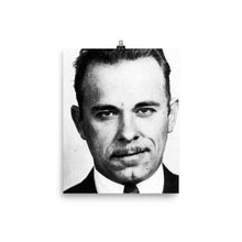 Painting of John Dillinger Mug Shot Mugshot Poster