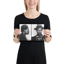 Malcolm X Mug Shot Mugshot Poster