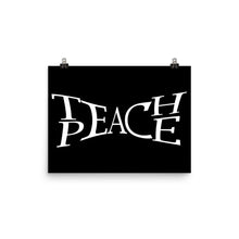 Teach Peace Tolerance Kindness Activist Hippie Gift Love 2 Poster