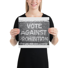 Funny Roaring Twenties No Prohibition Gift Vote Against Prohibition Sign Poster