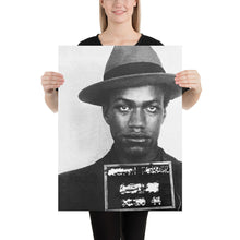 Malcolm X Mug Shot Mugshot Vertical Poster