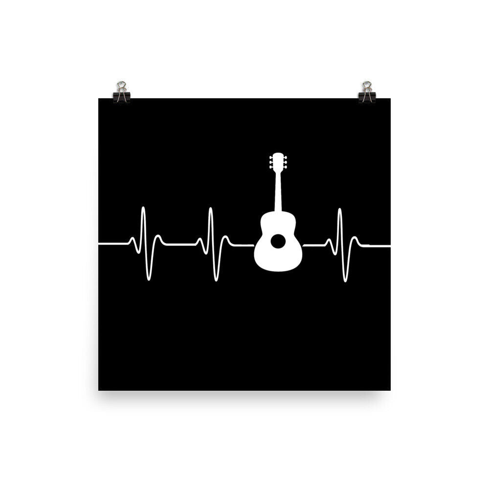 Guitar Shirt Musician Guitarist Guitar Player Poster