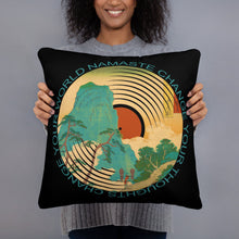 Chakras Meditation Namaste Yoga Edition Mandala Tree Hill Pillow