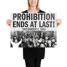 Funny Roaring Twenties No Prohibition Roaring 20s Gift Prohibition Ends Poster