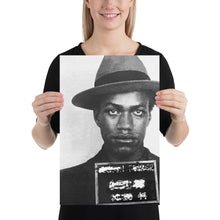 Malcolm X Mug Shot Mugshot Vertical Poster